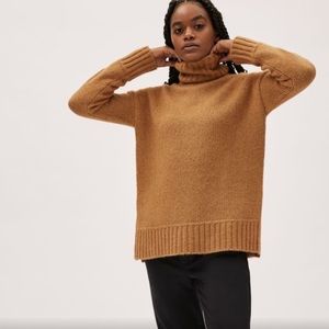 Everlane Women’s Sweater | The Cloud Oversized Turtleneck | Size Medium